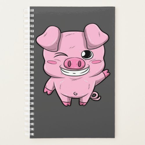 Cute Little Pig  Sweet Swine  Student Gift Planner