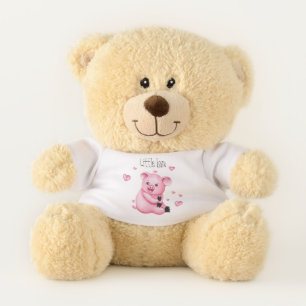 Cute little pig teddy bear
