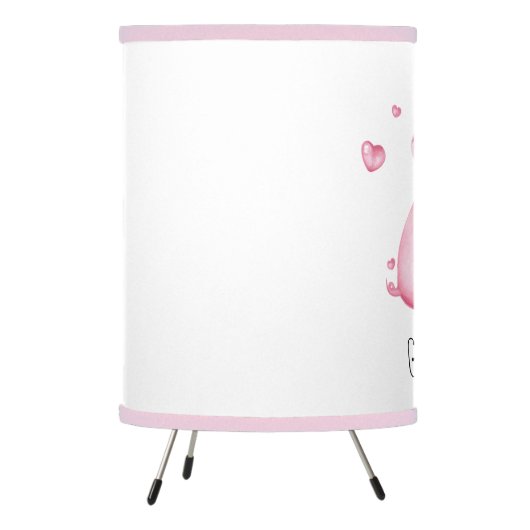 Cute little pig tripod lamp (Left)