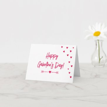 Cute Little Pink Hearts - Happy Galentine's Day 