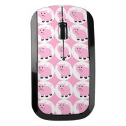 Cute Little Pink Pig Kids Piggy Pattern Wireless Mouse at Zazzle