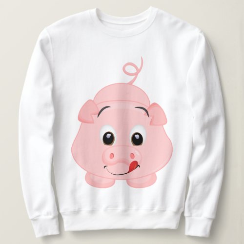 Cute Little Pink Piggy Sweatshirt