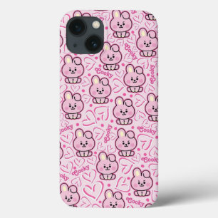 cute little pink rabbits iPhone 13 case
