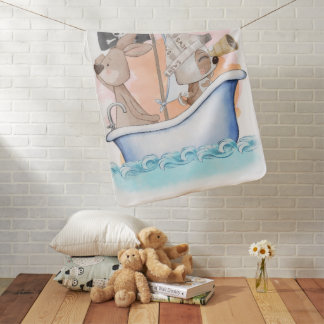 Cute little pirates baby blanket