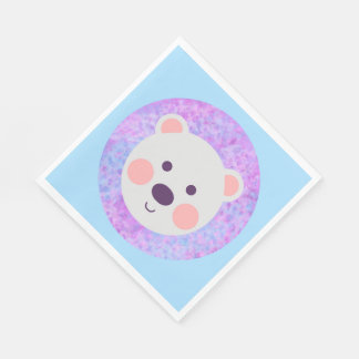 Cute Little Polar Bear Napkins