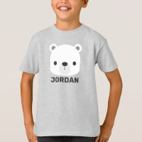Cute Little Polar Bear with Personalized Name
