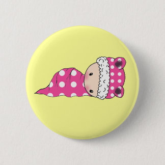 Cute Little Polkadot Baby Button