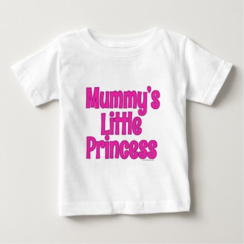 Cute Little Princess Baby Slogan Design Baby T_Shirt