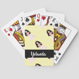 Cute little princess poker cards