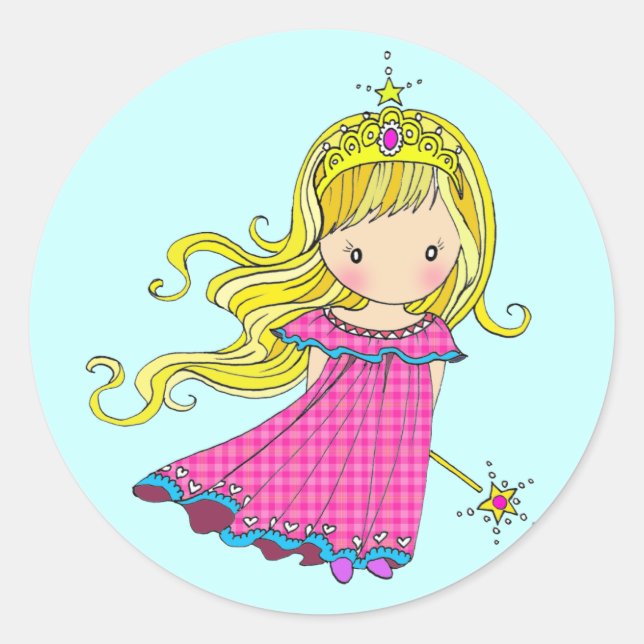 Cute Little Princess Stickers (Front)
