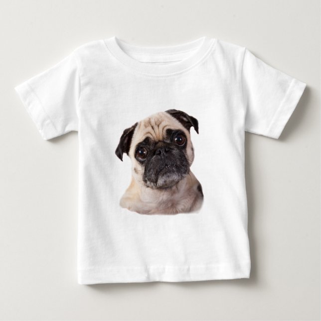 cute little pug dog baby T-Shirt (Front)