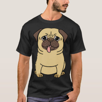 Cute Little Pug Dog T-Shirt