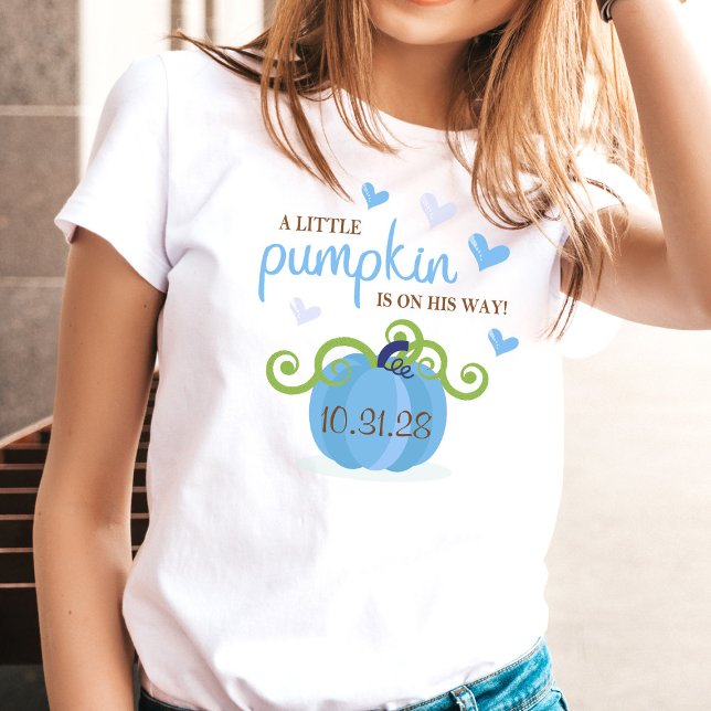 Cute Little Pumpkin Baby Shower T-Shirt (Creator Uploaded)