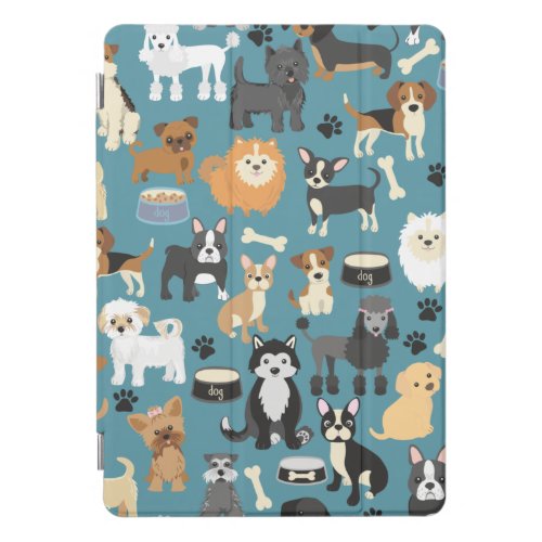 Cute Little Puppy Dog Pet Pattern iPad Pro Cover