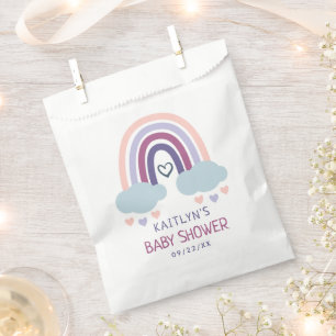 Cute Little Rainbow Baby Shower Favor Bag