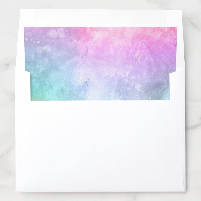 Cute Little Rainbow Baby Shower Gender Reveal Enve Envelope Liner (In Envelope)
