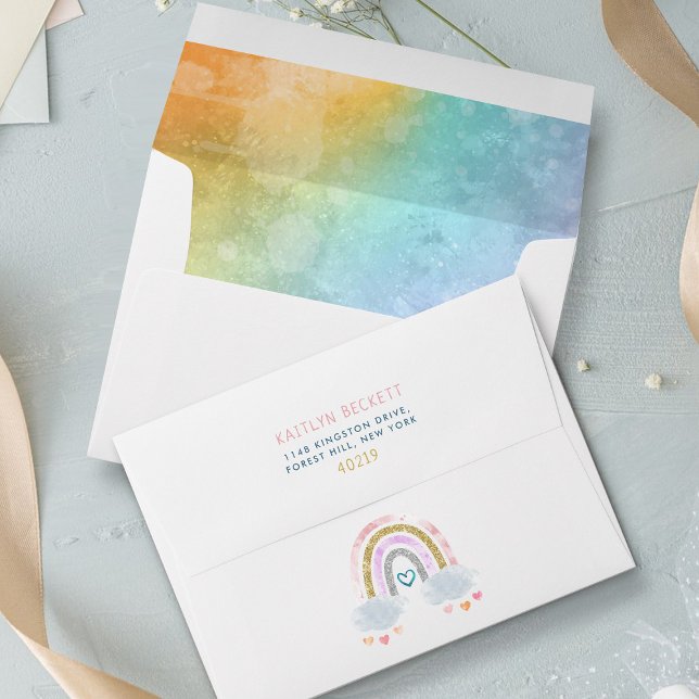 Cute Little Rainbow Envelope (Creator Uploaded)