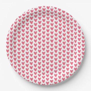 Cute Little Raspberry Pink Hearts Pattern 