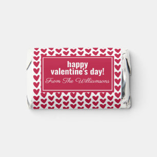 Cute Little Red Hearts Valentine's Day Hershey's Miniatures