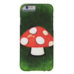 Cute Little Red Mushroom Barely There iPhone 6 Case