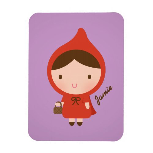 Cute Little Red Riding Hood Fairytale for Girls Magnet