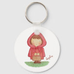 Cute Little Red Riding Hood Storybook Magnet Keychain at Zazzle