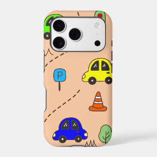 Cute Little Road Trip Pattern iPhone 17 Pro Case