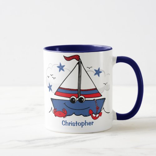 Cute Little Sailboat Mug