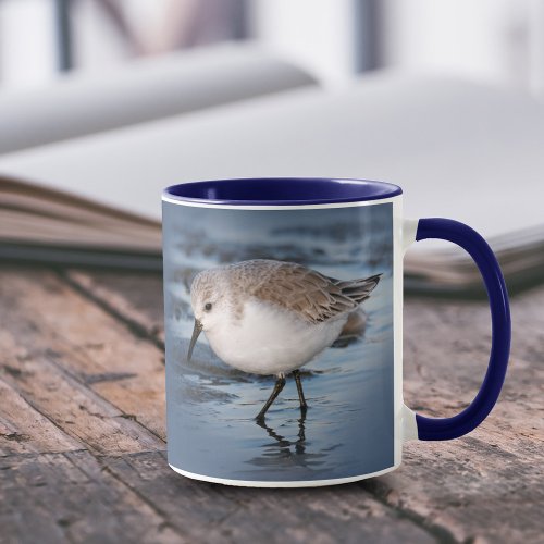 Cute Little Sanderling at the Beach Mug