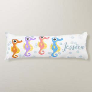 Cute Little Seahorses  Body Pillow