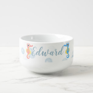 Cute Little Seahorses Soup Mug