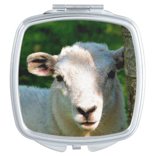 CUTE LITTLE SHEEP COMPACT MIRROR