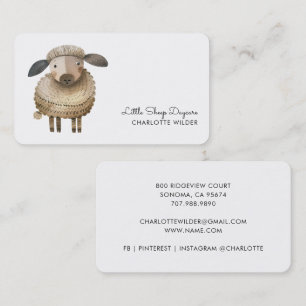 Cute Little Sheep Daycare Business Card