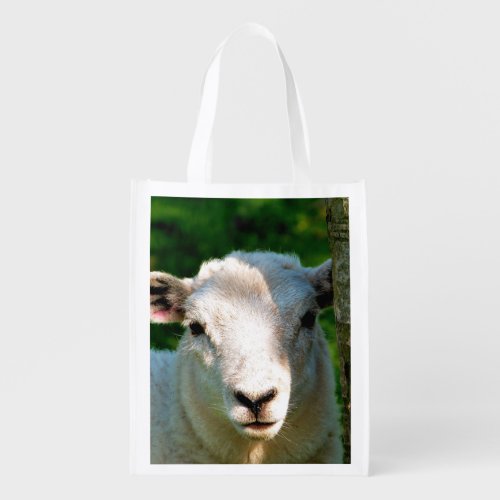 CUTE LITTLE SHEEP REUSABLE GROCERY BAG