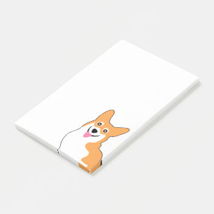 Cute Little Smiling Pembroke Welsh Corgi Puppy Post-it Notes