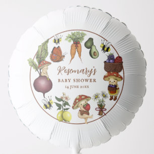 Cute Little Sprout Garden Theme Baby Shower Balloon