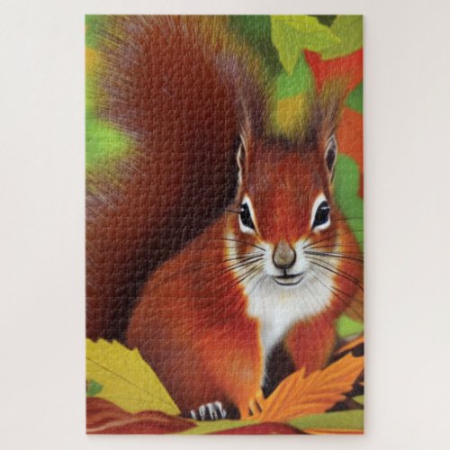 Cute Little Squirrel Jigsaw Puzzle