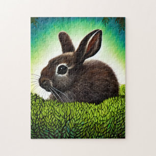 Cute Little Storybook Bunny Jigsaw Puzzle