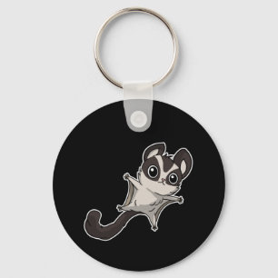 Cute Little Sugar Glider Animal Gift Keychain