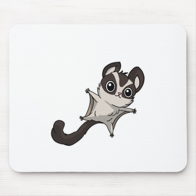 Cute Little Sugar Glider Animal Gift Mouse Pad (Front)