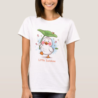 Cute Little Sunshine Duck Cartoon T-Shirt | Kawaii
