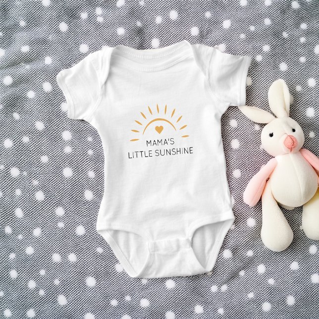 Cute Little Sunshine Personalized Baby Bodysuit (Cute Little Sunshine Personalized Baby Bodysuit)