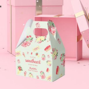 Cute Little Sweetheart on the Way Baby Shower Favor Boxes