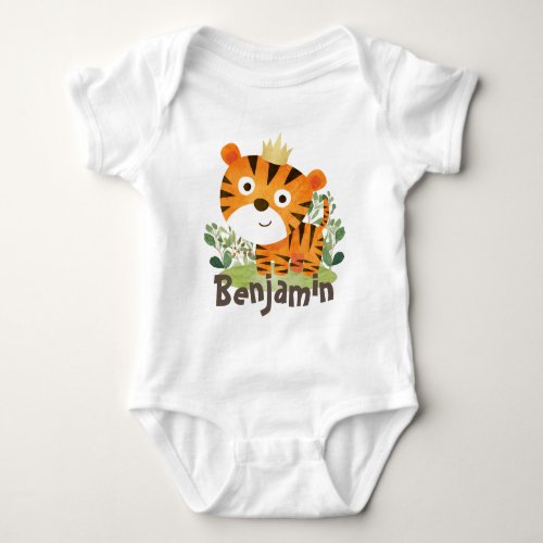 Cute Little Tiger Baby Bodysuit