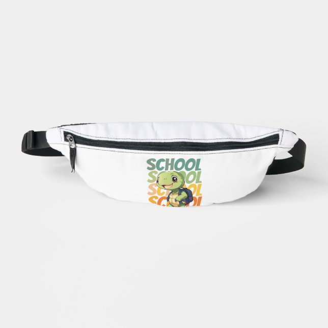cute little turtle gift idea for back to school fanny pack (Front)