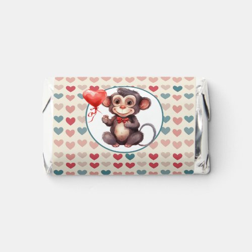 Cute Little Valentine Monkey Hersheys Miniatures