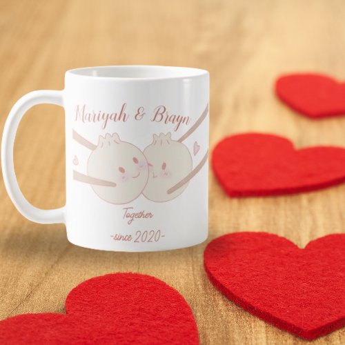 Cute little Wife Husband Dumplings romantic Coffee Mug