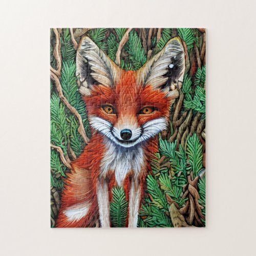 Cute Little wilderness Fox Jigsaw Puzzle