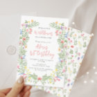 Cute little wildflower 1st Birthday girl party