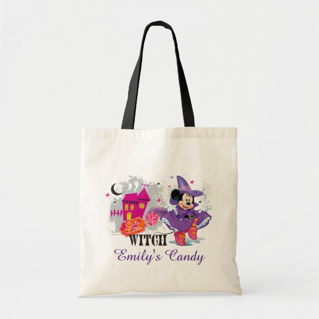 Cute Little Witch Tote Bag (Front)